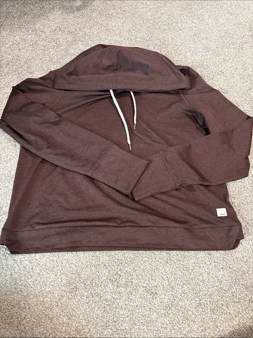 Vuori Women’s Halo Essential Brown Hoodie